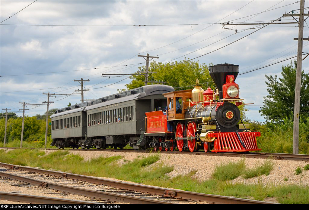 CPRR Leviathan Steam Locomotive